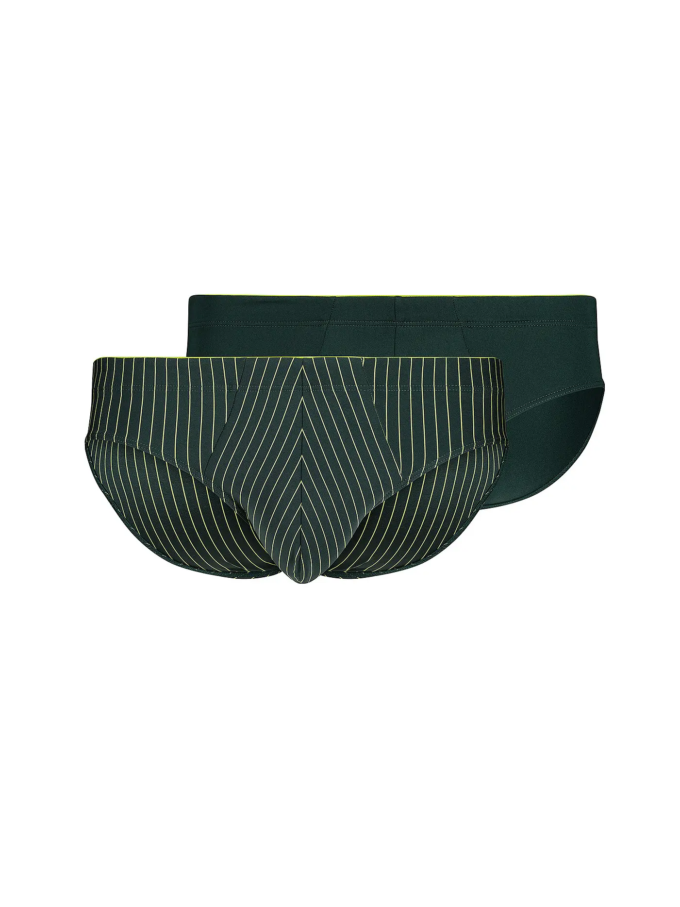SKINY | Slip 2er Pkg. blue jewel stripes | grau